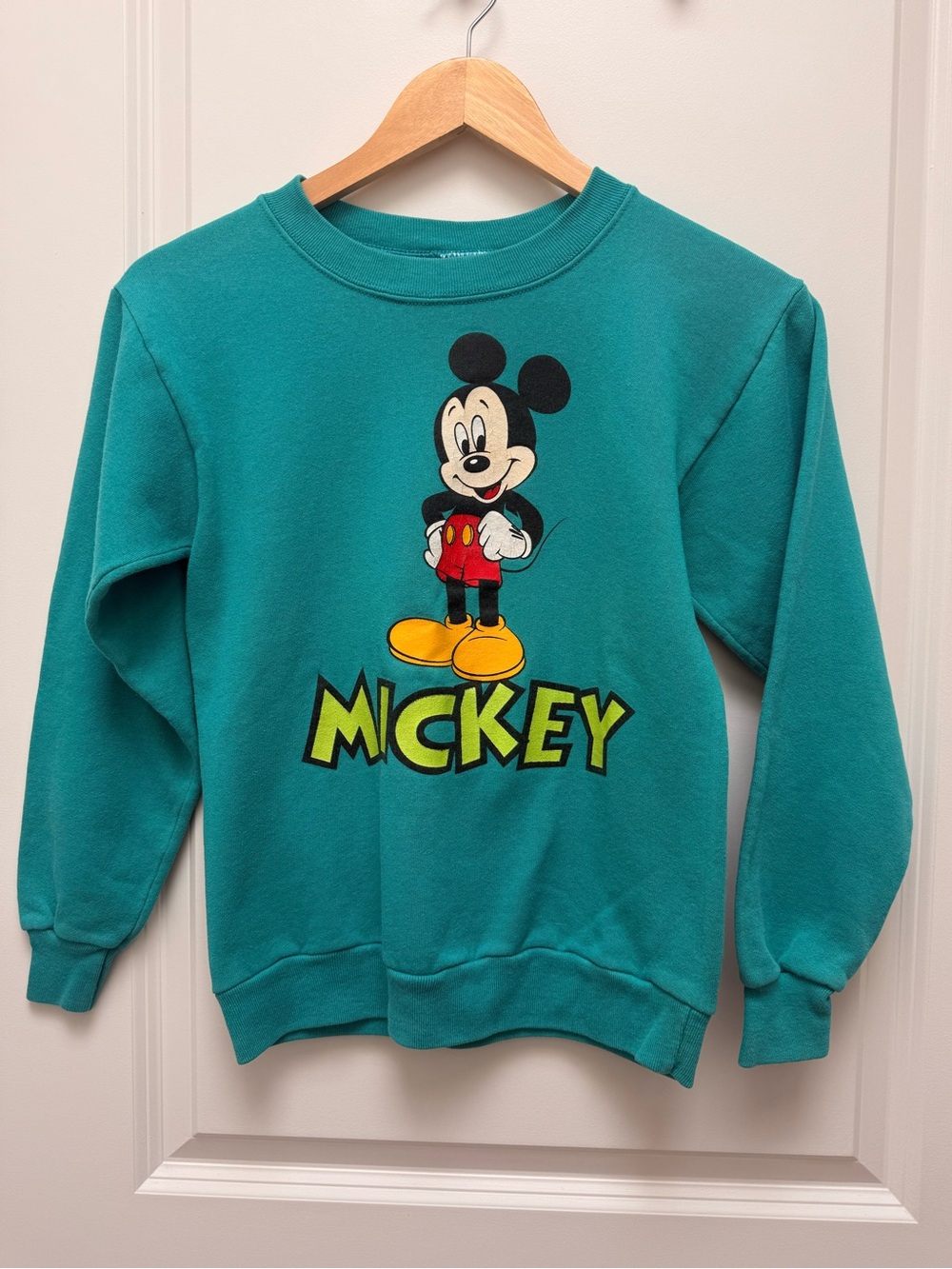 Vintage Disney Kids Mickey Mouse Sweatshirt Size L Youth